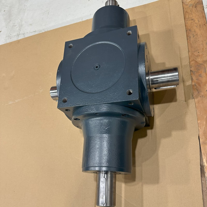 Bevel gearbox after rebuild