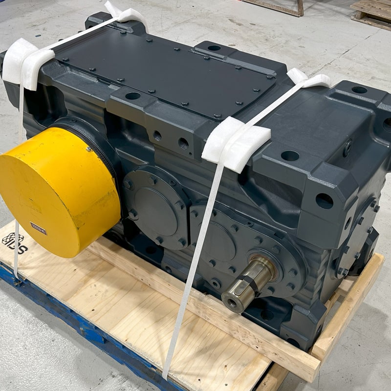 Industrial gearbox after rebuild